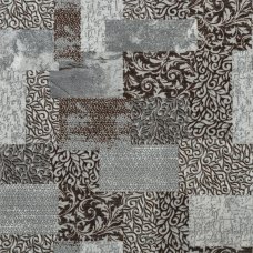 Ковровое покрытие «Вербена», 4 м, цвет серый/принт