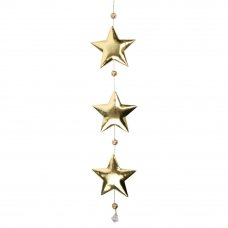 Гирлянда новогодняя «Золотистые звездочки» 50 см