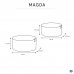 Набор корзин Sensea Magda 20x11.5x27 см, цвет серый, 2 шт., SM-82801804