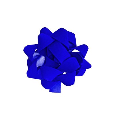 Бант декоративный 5х12х12 см цвет синий, SM-82801990