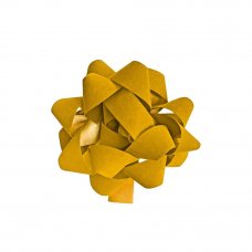 Бант декоративный 5х12х12 см цвет жёлтый