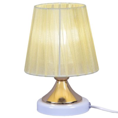 Настольная лампа Пассат, цвет белый/золото, SM-82810204
