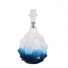 Основание для лампы Pineapple 1 лампа E14, 23 см, цвет белый/синий