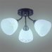 Люстра потолочная Вьюнок КС30091/3C, 3 лампы, 9 м², цвет чёрный, SM-82827693