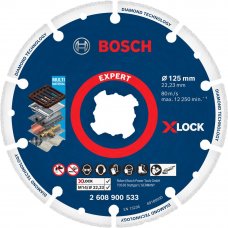 Диск алмазный по металлу сегментированный Bosch X-lock Metal, 125x22.23 мм