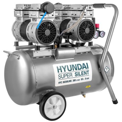 Компрессор Hyundai, 50 л 300 л/мин, 2 кВт, SM-82849709