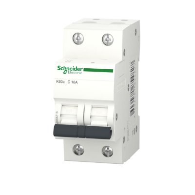 Выключатель автоматический Schneider Electric Acti9 2 полюса 16 А, "C", SM-82850891