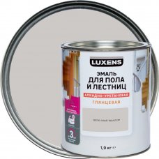 Эмаль для пола и лестниц Luxens цвет светло-серый 1.9 кг