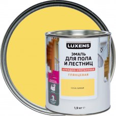 Эмаль для пола и лестниц Luxens цвет сосна 1.9 кг