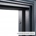 Дверь входная металлическая Харбор, 950 мм, левая, цвет белый дуб, SM-82858720