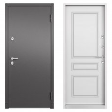 Дверь входная металлическая Термо С-2 эмаль, Стелла 880 мм, правая, цвет белый