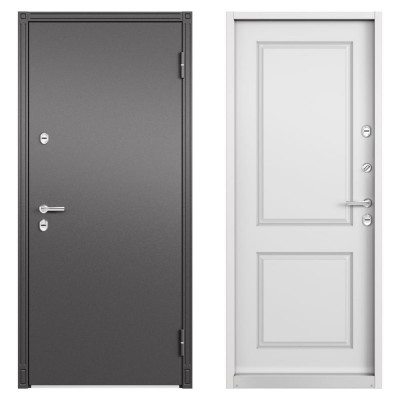 Дверь входная металлическая Термо Австралия эмаль, 880 мм, правая, цвет белый, SM-82858725