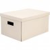 Коробка складная 40х28х20 см картон цвет бежевый, SM-82861127