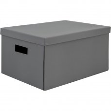 Коробка складная 40х28х20 см картон цвет серый
