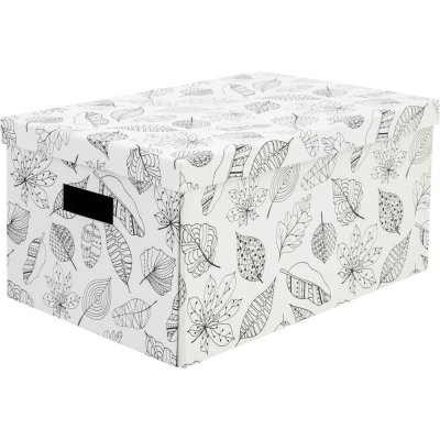 Коробка складная 40х28х20 см картон цвет белый, SM-82861135