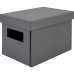 Коробка складная 20х12х13 см картон цвет серый, SM-82861139