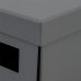 Коробка складная 20х12х13 см картон цвет серый, SM-82861139