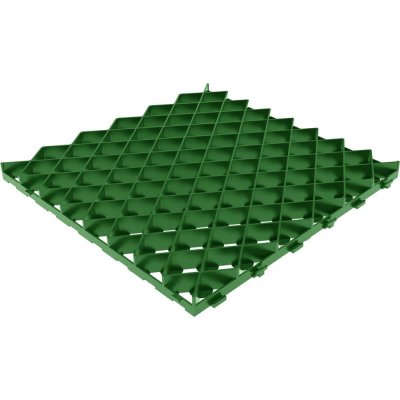 Газонная решётка 60х60 см С250 пластик цвет зелёный, SM-82878091