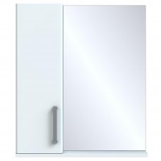 Шкаф зеркальный подвесной Eggo 60x70 см цвет белый