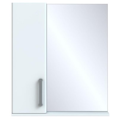 Шкаф зеркальный подвесной Eggo 60x70 см цвет белый, SM-82888409