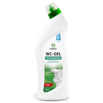 Средство для чистки сантехники Grass WC-gel 1 л, SM-82889785