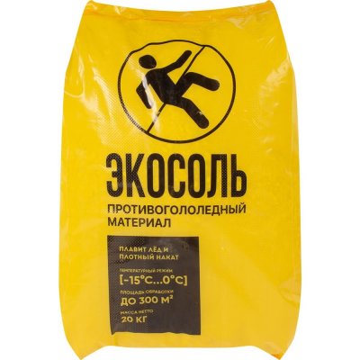 Антигололедный реагент «Экосоль» 20 кг, SM-82890243