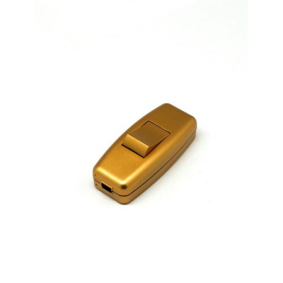 Выключатель Oxion проходной цвет золотой, SM-82895003