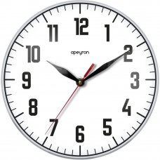 Часы настенные Apeyron PL1612-022 ø25 см пластик