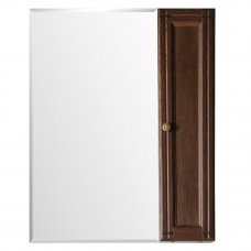 Шкаф зеркальный подвесной «Лаура» 65x80 см цвет коричневый