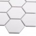 Мозаика керамическая StarMosaic Homework Hexagon White Glossy 26.5x27.8 см цвет белый, SM-82909304