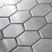 Мозаика керамическая StarMosaic Homework Hexagon Marblegrey Мат 27.1x28.2 см цвет серый, SM-82909305