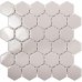 Мозаика керамическая StarMosaic Homework Hexagon Grey Glossy 27.1x28.2 см цвет серый, SM-82909306