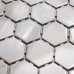 Мозаика керамическая StarMosaic Homework Hexagon Grey Glossy 27.1x28.2 см цвет серый, SM-82909306