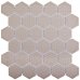 Мозаика керамическая StarMosaic Homework Hexagon Carrara Matt 27.1x28.2 см цвет серый, SM-82909307