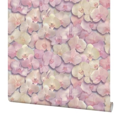 Обои флизелиновые Home Color Orchid розовые 1.06 м HC71421-25, SM-82912560