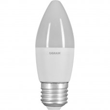 Лампа светодиодная E27 220-240 В 6.5 Вт свеча матовая 550 лм, холодный белый свет