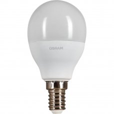 Лампа светодиодная E14 220-240 В 6.5 Вт шар матовая 550 лм, холодный белый свет