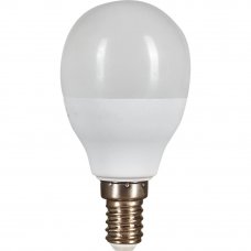 Лампа светодиодная E14 220-240 В 7.5 Вт шар матовая 806 лм, холодный белый свет