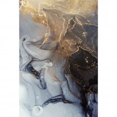 Картина на стекле «Белый акрил 1» 40x60 см
