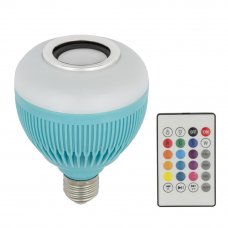 Лампа светодиодная Disco Е27 220 В 8 Вт 200 лм, регулируемый цвет света RGB, Bluetooth, пульт ДУ