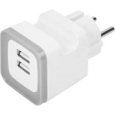 Адаптер Electraline на 2 USB-разъёма, 2.4 А