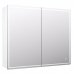 Шкаф зеркальный подвесной Look с подсветкой 100х80 см цвет белый, SM-82999524