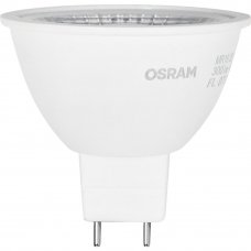 Лампа светодиодная Osram GU5.3 220-240 В 4 Вт спот прозрачная 300 лм, холодный белый свет