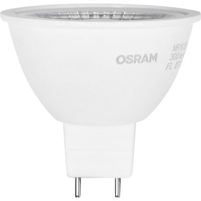 Лампа светодиодная Osram GU5.3 220-240 В 4 Вт спот прозрачная 300 лм, холодный белый свет, SM-83161315