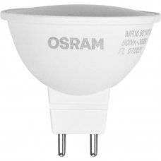 Лампа светодиодная Osram GU5.3 220-240 В 6.5 Вт спот матовая 500 лм, тёплый белый свет