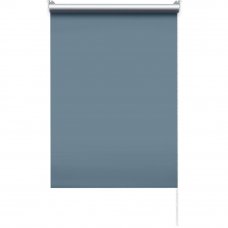 Штора рулонная блэкаут 55x175 см серая/синяя