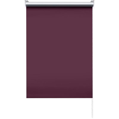 Штора рулонная блэкаут 60x175 см фиолетовая, SM-83211891