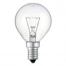 Лампа накаливания E14 220-240 В 25 Вт шар прозрачная 200 лм, тёплый белый свет