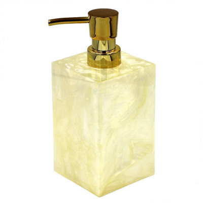 Дозатор для жидкого мыла Pearl цвет жёлтый, SM-83410238