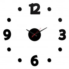 Часы настенные 70-80D черный